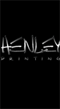 Mobile Screenshot of henleyprinting.com